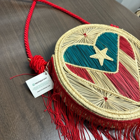 Puerto Rican Flag Handmade crossbody Bag - Picture 2 of 6